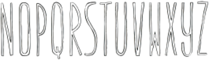 TC Quirkline Cond Outline Light otf (300) Font UPPERCASE