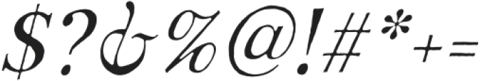 TC Wonderling Cn Light Italic otf (300) Font OTHER CHARS
