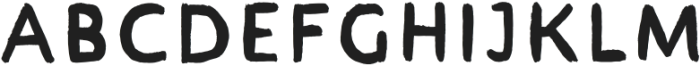 TCAcrylicHandSans-Regular otf (400) Font UPPERCASE