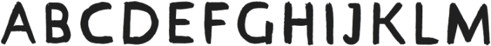 TCAcrylicHandSans-Regular otf (400) Font LOWERCASE