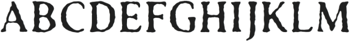 TCAntiquated-Regular otf (400) Font UPPERCASE