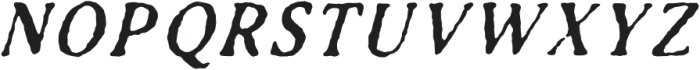 TCAntiquatedItalic-Regular otf (400) Font UPPERCASE