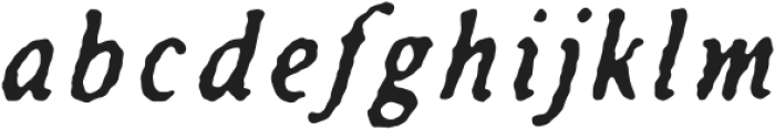 TCAntiquatedItalic-Regular otf (400) Font LOWERCASE