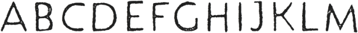 TCJimmySansRough-Regular otf (400) Font UPPERCASE