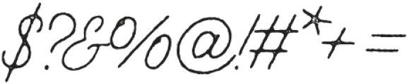 TCJimmyScriptRough-Regular otf (400) Font OTHER CHARS