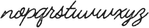 TCJimmyScriptRough-Regular otf (400) Font LOWERCASE