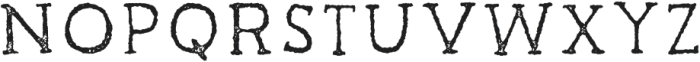TCJimmySerifRough-Regular otf (400) Font UPPERCASE