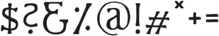 TCQuarterly-Regular otf (400) Font OTHER CHARS