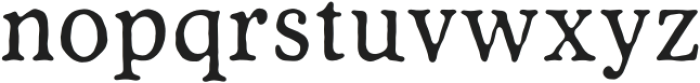 TCWonderlingRoundCn-Regular otf (400) Font LOWERCASE
