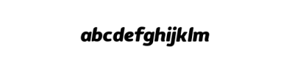 Tcho-Italic.otf Font LOWERCASE