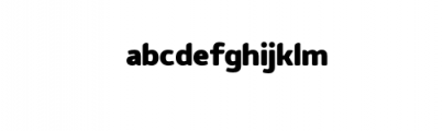 Tcho-Regular.otf Font LOWERCASE