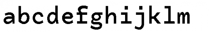 Tchig Mono Bold Font LOWERCASE