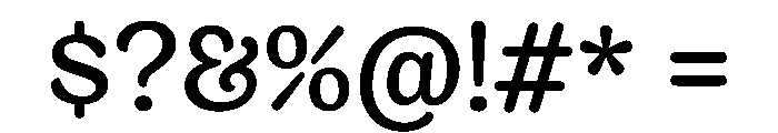 TCA Thecoa NonCommercial Medium Font OTHER CHARS
