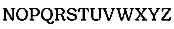 TCA Thecoa NonCommercial Medium Font UPPERCASE