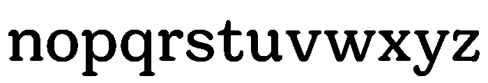 TCA Thecoa NonCommercial Medium Font LOWERCASE