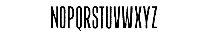 TCHeadlinerRough-CondRegular Font UPPERCASE