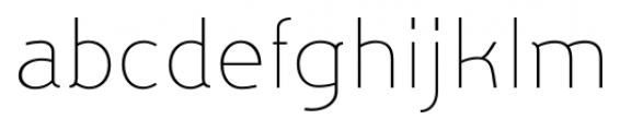 TCC Sans Light Font LOWERCASE