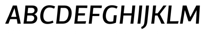 TCF Diple Medium Italic Font UPPERCASE
