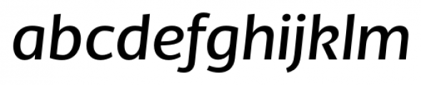 TCF Diple Medium Italic Font LOWERCASE