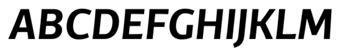 TCF Diple Semi Bold Italic Font UPPERCASE