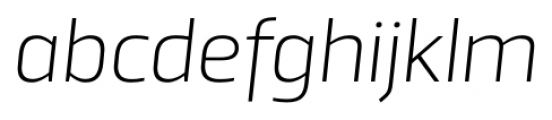 TCF Noli Light Italic Font LOWERCASE