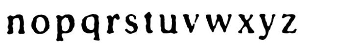 TC Antiquated Bold Font LOWERCASE