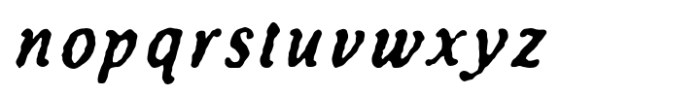 TC Antiquated Italic Bold Font LOWERCASE
