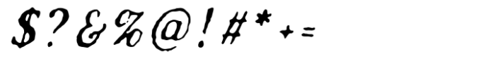 TC Antiquated Italic Light Font OTHER CHARS