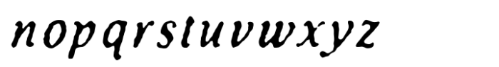 TC Antiquated Italic Light Font LOWERCASE