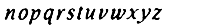 TC Antiquated Italic Regular Font LOWERCASE