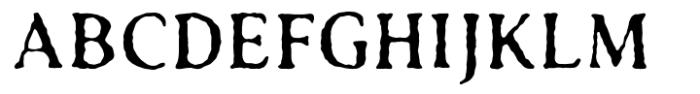 TC Antiquated Regular Font UPPERCASE