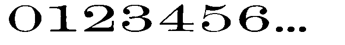 TC Barlett No1 Bold Expanded Font OTHER CHARS