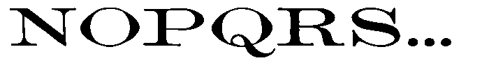 TC Barlett No1 Bold Expanded Font LOWERCASE