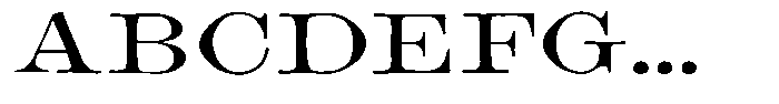 TC Barlett No1 Bold Font UPPERCASE