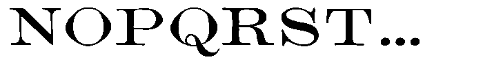 TC Barlett No1 Bold Font UPPERCASE