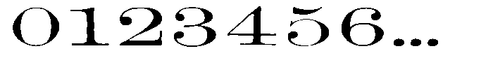 TC Barlett No1 Expanded Font OTHER CHARS
