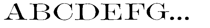 TC Barlett No1 Regular Font UPPERCASE