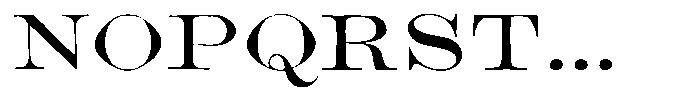 TC Barlett No1 Regular Font LOWERCASE