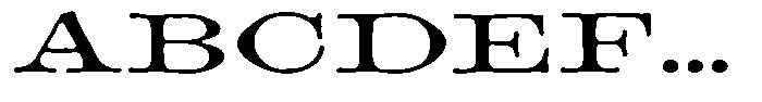 TC Barlett No1 Round Bold Expanded Font UPPERCASE