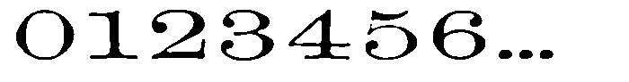 TC Barlett No1 Round Expanded Font OTHER CHARS