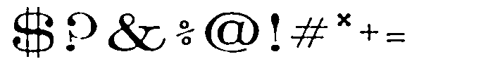 TC Barlett No1 Round Regular Font OTHER CHARS