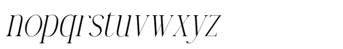 TC Brookleigh Oblique Font LOWERCASE