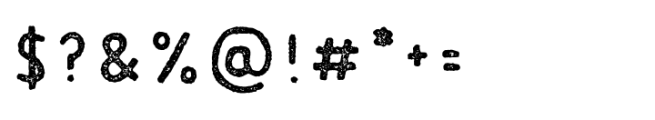 TC Jimmy Rough Sans Bold Font OTHER CHARS