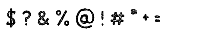 TC Jimmy Rough Serif Bold Font OTHER CHARS