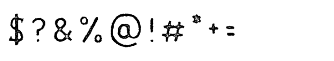 TC Jimmy Rough Serif Regular Font OTHER CHARS