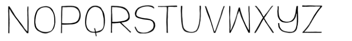 TC Quirkline Extd Light Font UPPERCASE