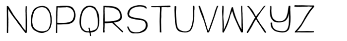 TC Quirkline Extd Font UPPERCASE