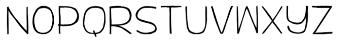 TC Quirkline Extd Font LOWERCASE