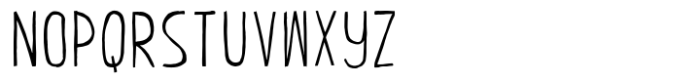 TC Quirkline Regular Font LOWERCASE