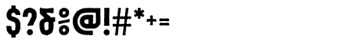 TC Rampart Round Condensed Bold Font OTHER CHARS